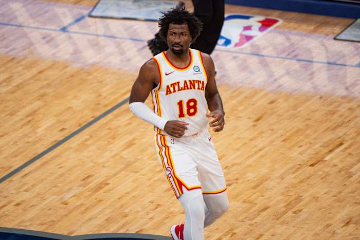 Atlanta Hawks forward Solomon Hill (18) during the game against the Memphis Grizzlies